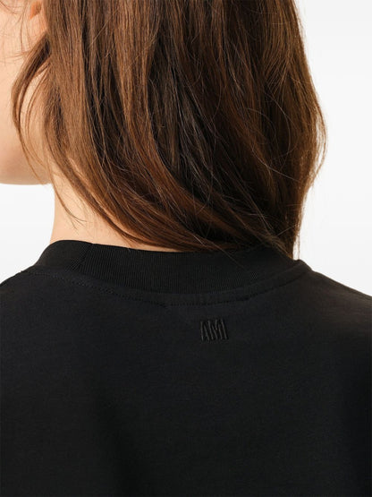 AMI PARIS T-shirts and Polos BLACK