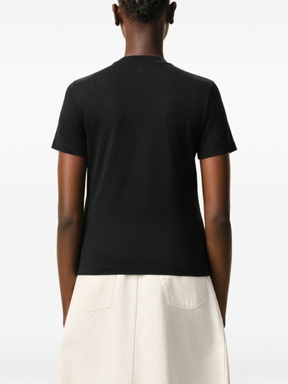 AMI PARIS T-shirts and Polos BLACK