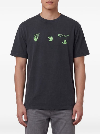 OFF WHITE T-shirts and Polos BLACK