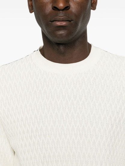 Emporio Armani Sweaters WHITE