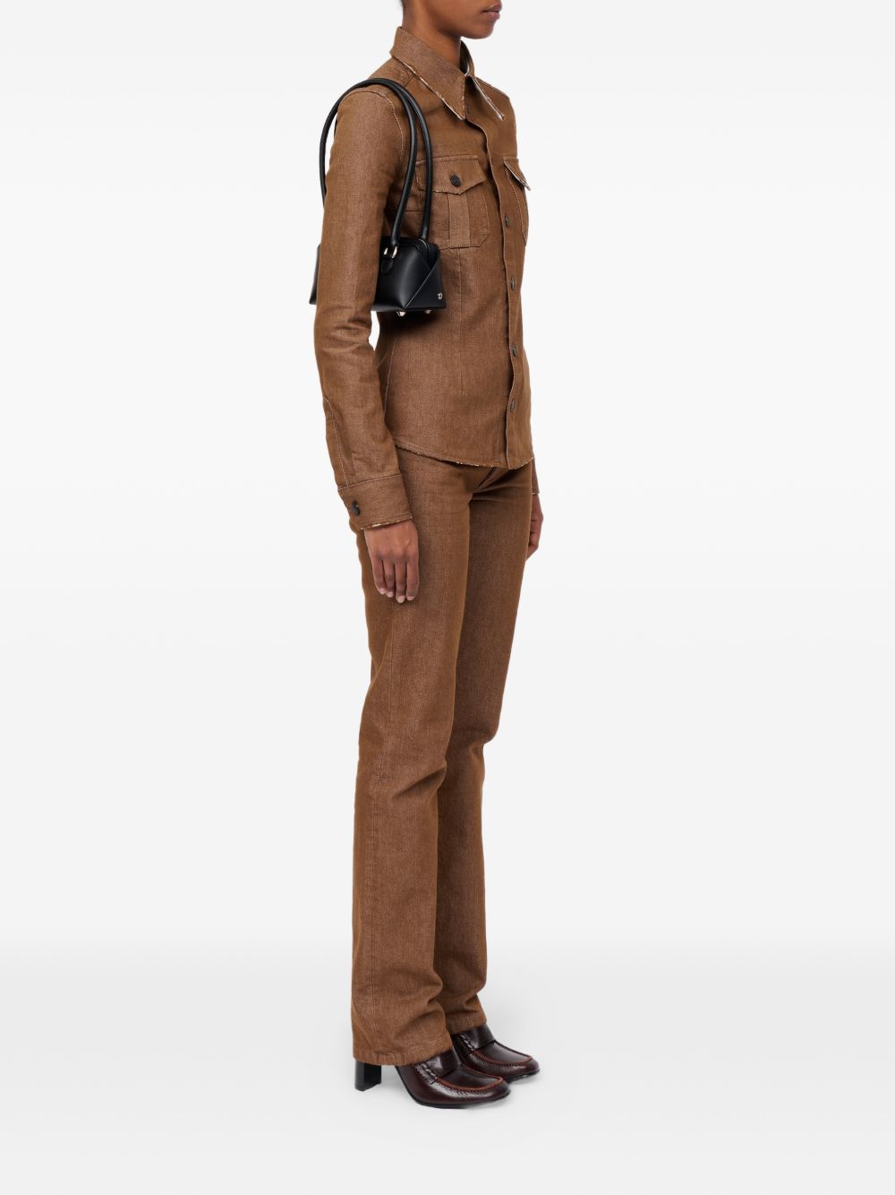 MM6 Maison Margiela Horizontal Leather Bag