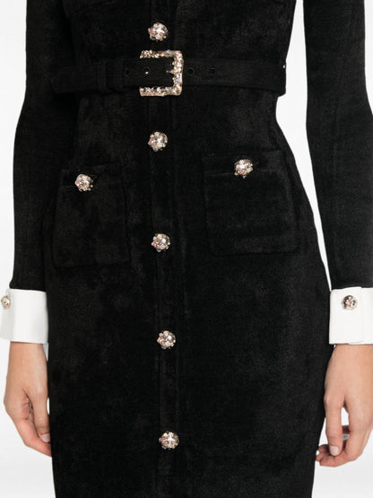 Self-portrait Dresses BLACK