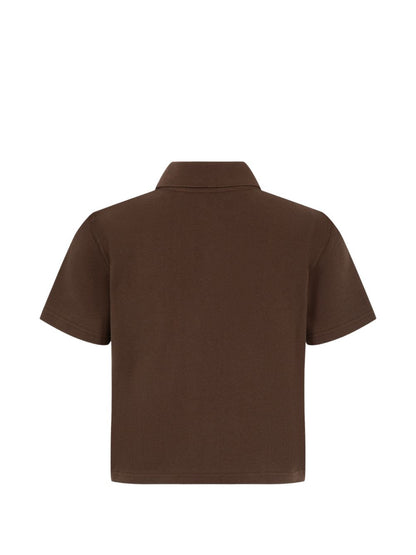Saint Laurent T-shirts and Polos BROWN