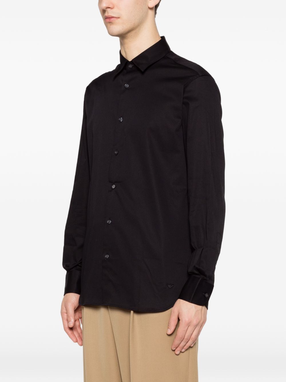 Emporio Armani Shirts BLACK