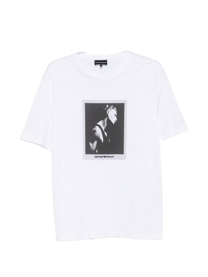 EMPORIO ARMANI CAPSULE T-shirts and Polos WHITE