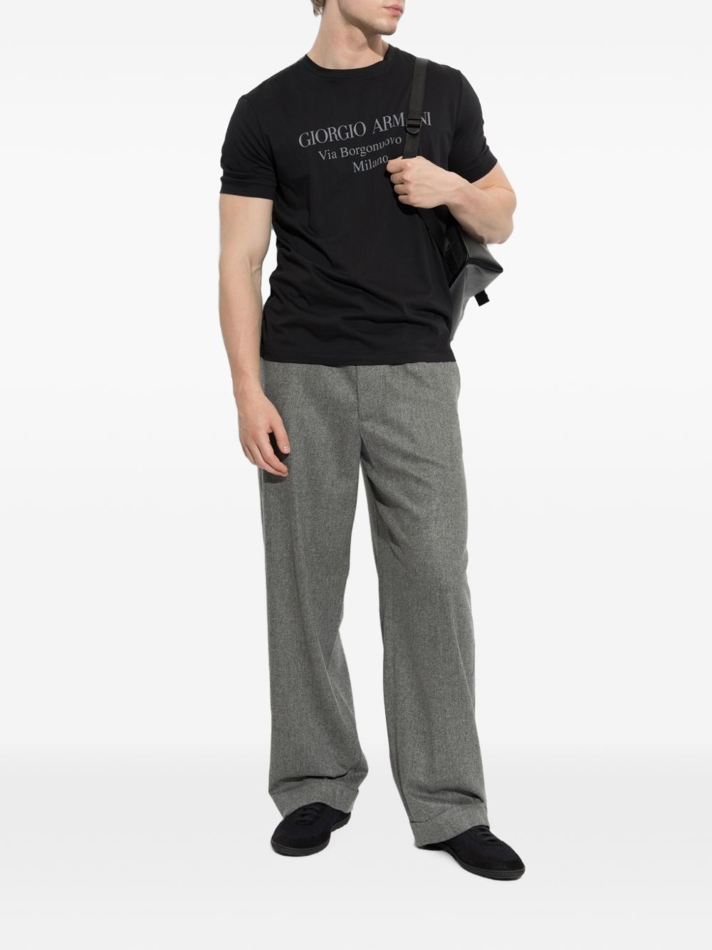 GIORGIO ARMANI Trousers GREY