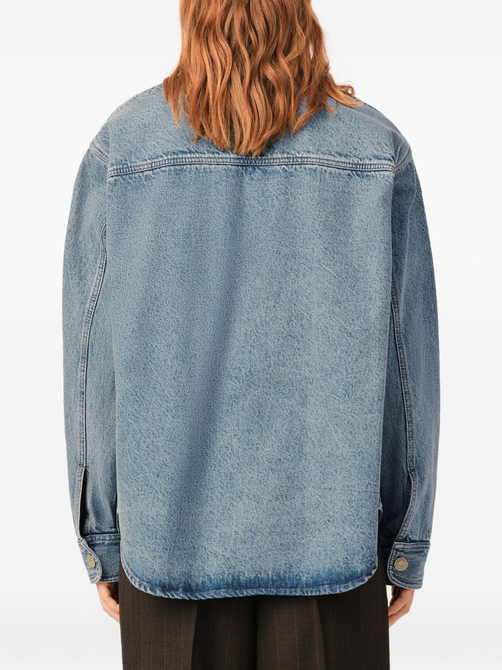 AMI PARIS Shirts LIGHT BLUE