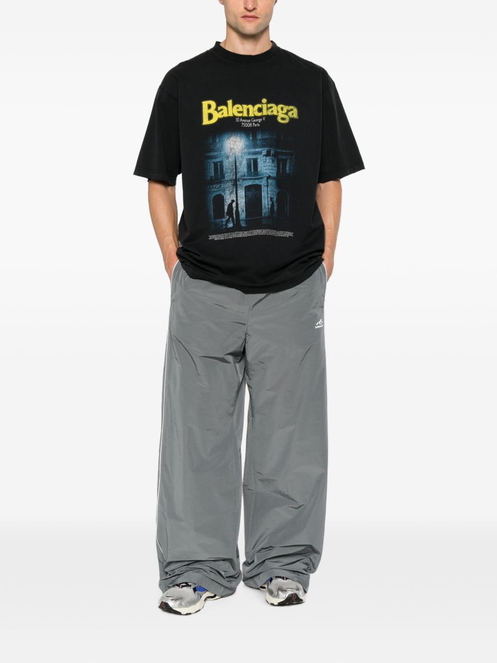 Balenciaga T-shirts and Polos BLACK