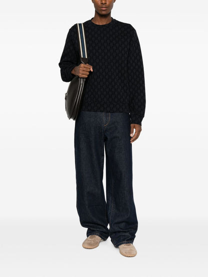 Emporio Armani Sweaters NAVY
