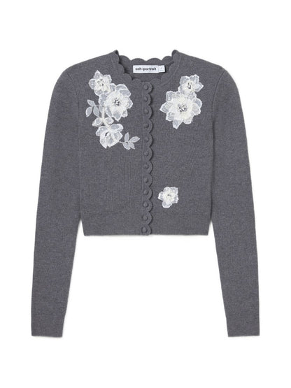 Self-portrait Sweaters GREY
