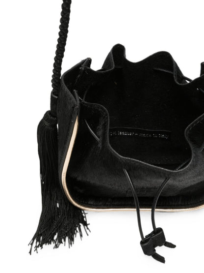 Forte Forte Calf Hair Drawstring Bag