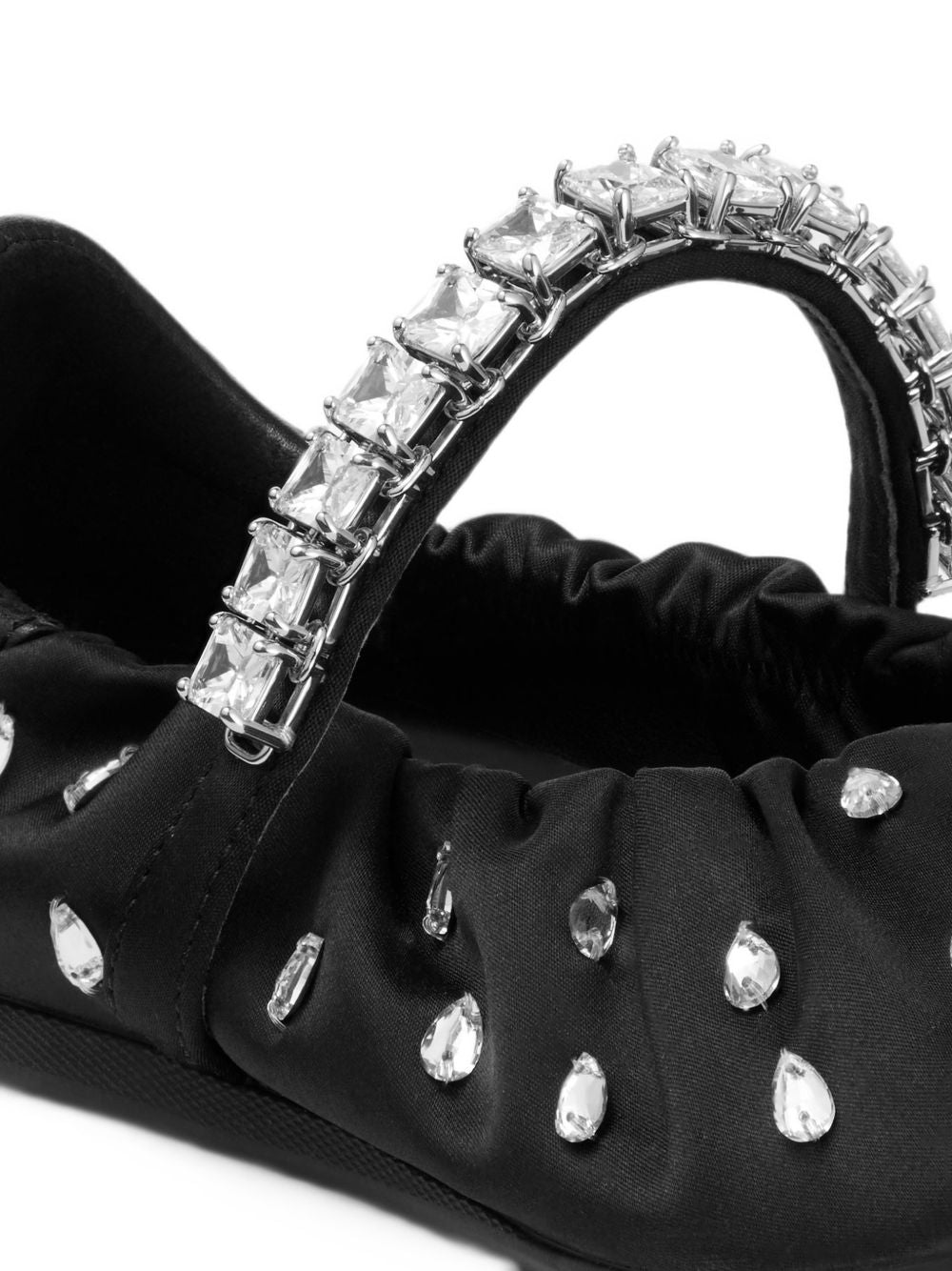 JIMMY CHOO Flat shoes BLACK