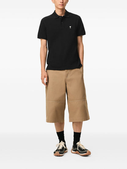 AMI PARIS T-shirts and Polos BLACK