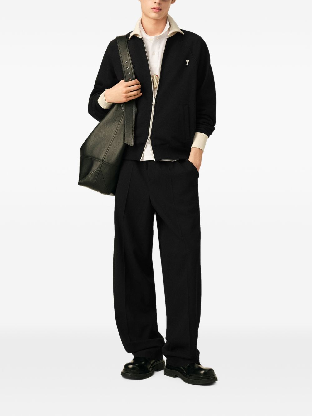 Ami Paris Sweaters BLACK