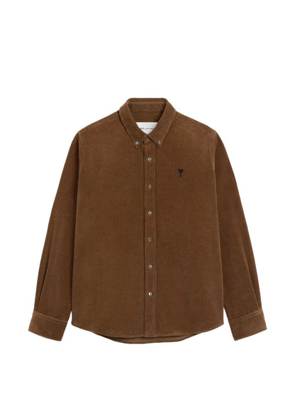 Ami Paris Shirts BROWN