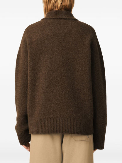 AMI PARIS T-shirts and Polos BROWN