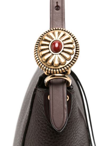 Etro Medium Leather Hobo Bag