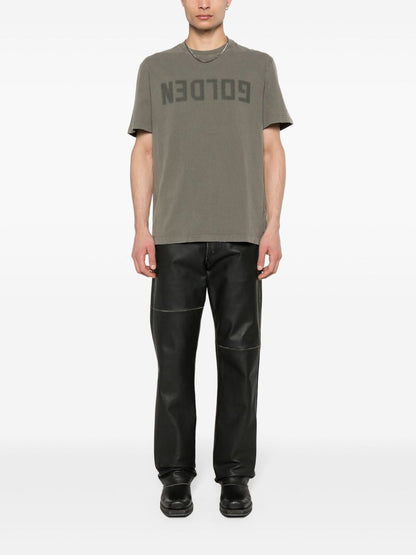 GOLDEN GOOSE T-shirts and Polos GREEN