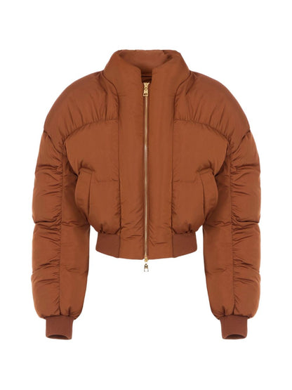 Elisabetta Franchi Coats BROWN