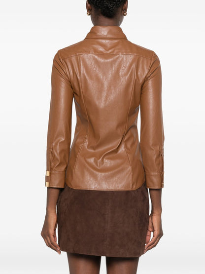 Elisabetta Franchi Shirts BROWN