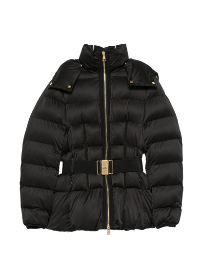 Elisabetta Franchi Coats BLACK