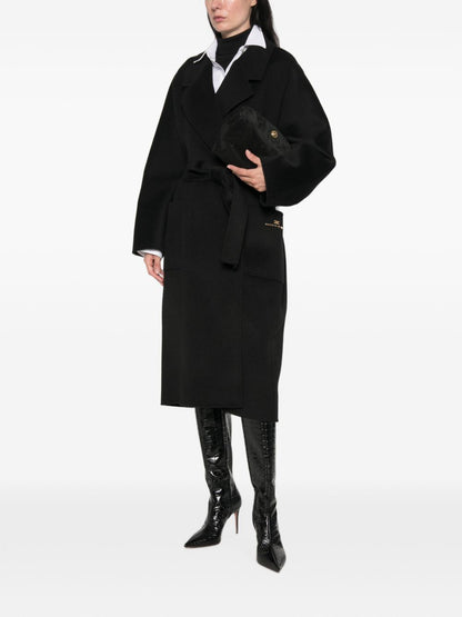 Elisabetta Franchi Coats BLACK