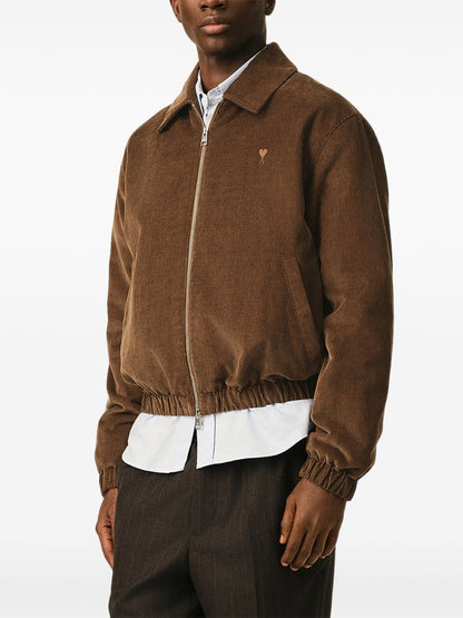 AMI PARIS Coats BROWN