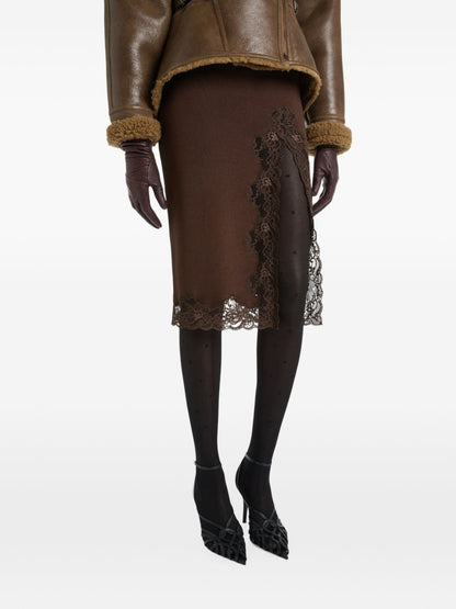 Balmain Skirts BROWN