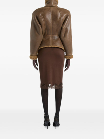 Balmain Skirts BROWN
