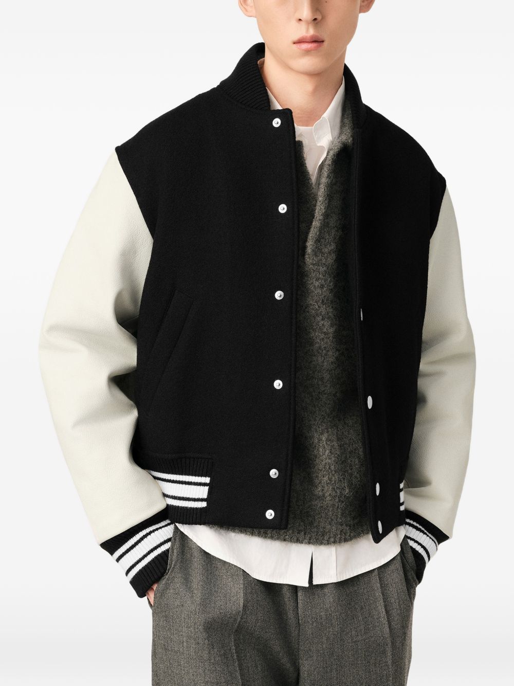 AMI PARIS Coats BLACK