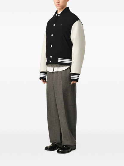 AMI PARIS Coats BLACK