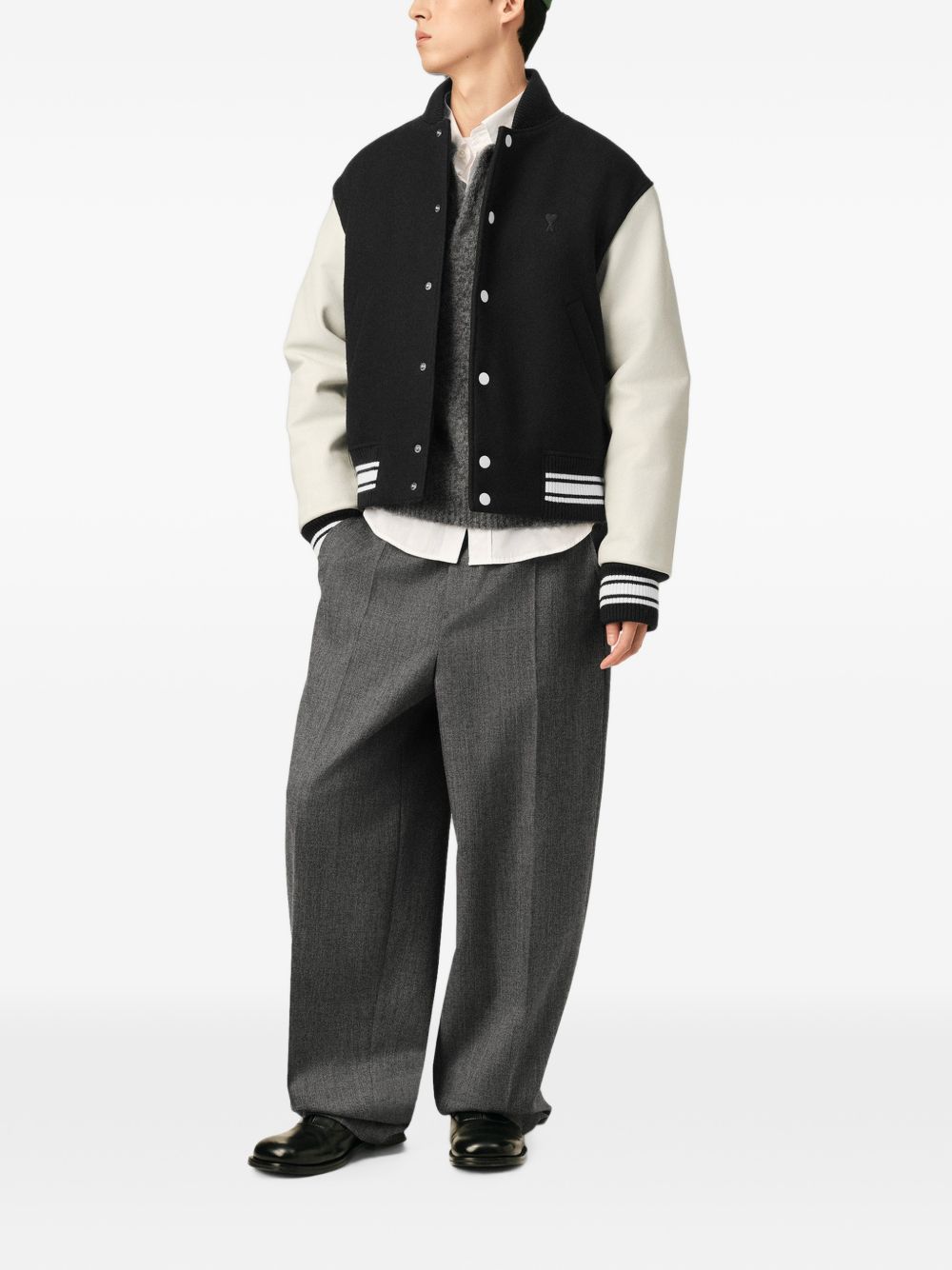 AMI PARIS Coats BLACK