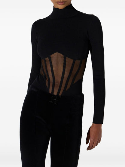 Elisabetta Franchi Top BLACK
