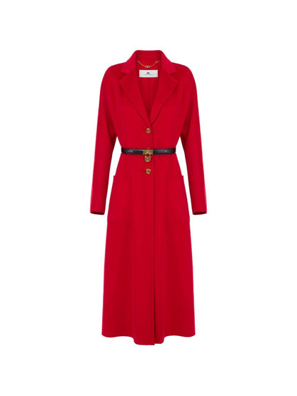 Elisabetta Franchi Coats RED