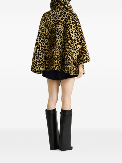 Givenchy Coats LEOPARD PRINT