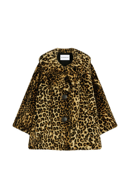Givenchy Coats LEOPARD PRINT