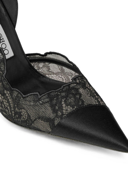 JIMMY CHOO With Heel BLACK