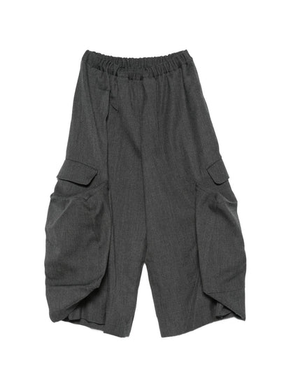 COMME COMME Trousers GREY