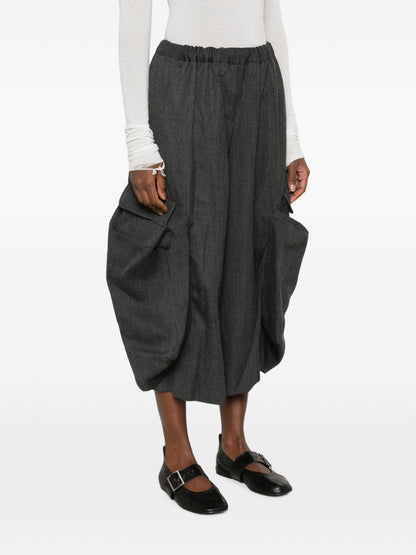 COMME COMME Trousers GREY