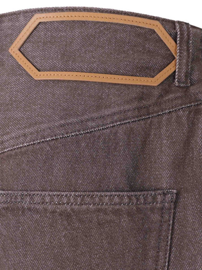 JACQUEMUS Jeans BROWN