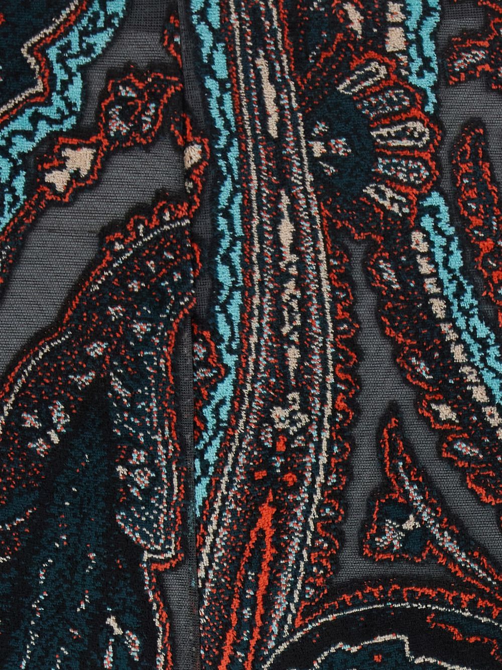 Etro Printed flared trousers