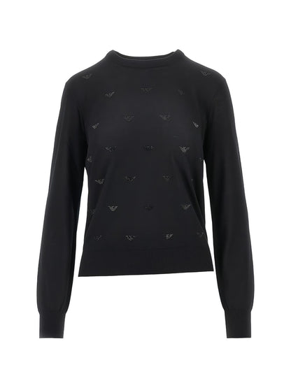 Emporio Armani Sweaters BLACK
