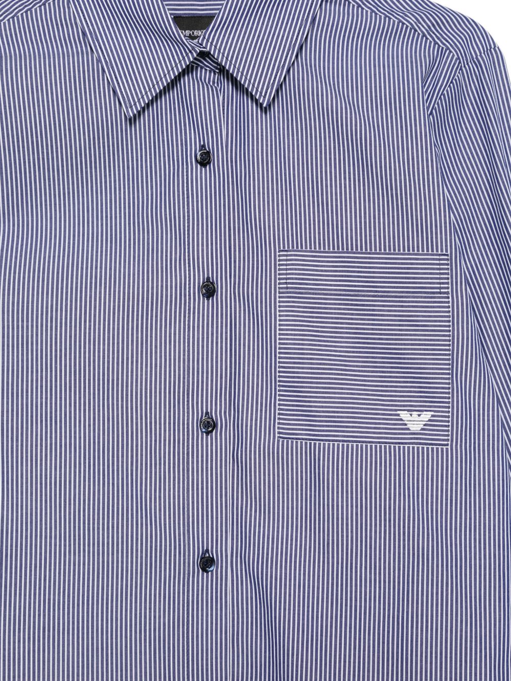 Emporio Armani Shirts NAVY