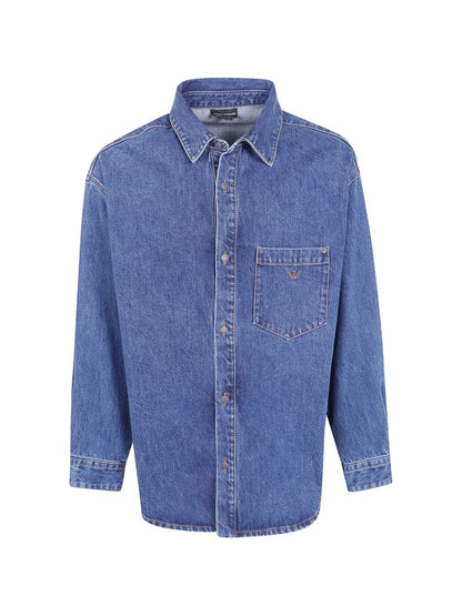 Emporio Armani Shirts NAVY