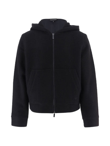 EMPORIO ARMANI CAPSULE Coats BLACK