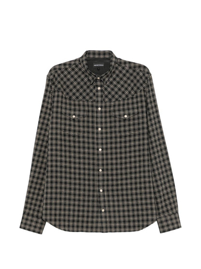 Emporio Armani Shirts BLACK
