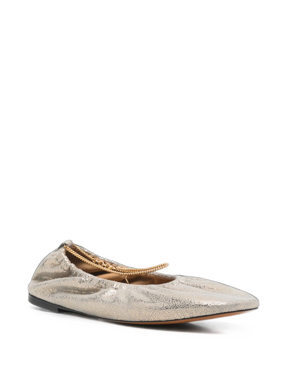 Stella McCartney Flat shoes SILVER