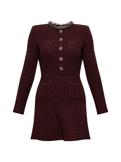 Self-portrait Dresses BORDEAUX