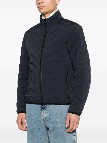 Emporio Armani Coats NAVY
