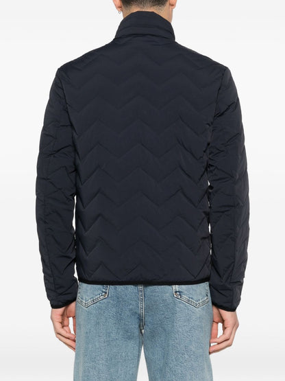 Emporio Armani Coats NAVY